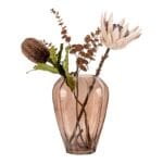Кафява стъклена ваза - Image 2