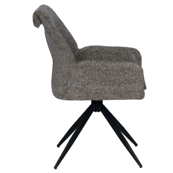 Трапезен стол TERNI - кафяв - Image 4